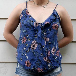 Super cute floral tank top